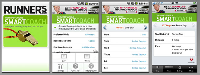 Runner's World SmartCoach mobile application Runner's World SmartCoach application is now available on Android and iOS platforms