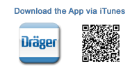 QR Code for Drager Gas Detection Mobile App QR Code for Drager Gas Detection Mobile App