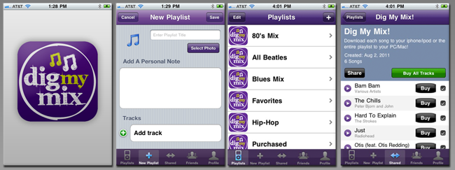 DigMyMix iPhone App